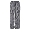 New spring and summer casual pants, large-sized straight-leg pants, floral print pants, Korean style versatile, high-waisted loose, slimming casual wide-leg pants, long pants Specification image